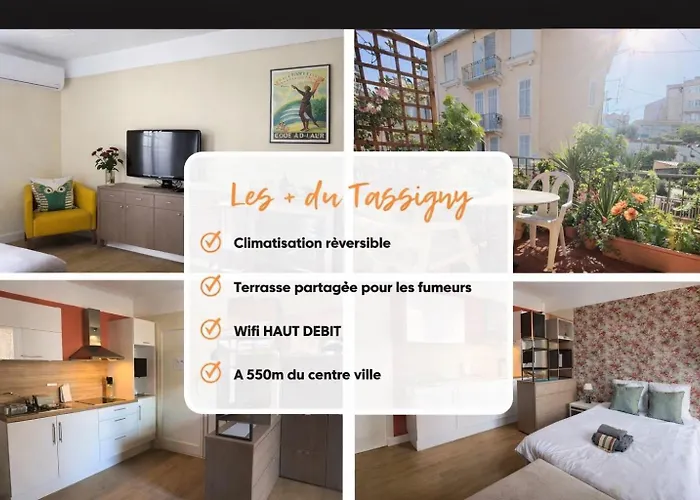 アパート Le Tassigny #central #quiet #air Conditioning #wifi *